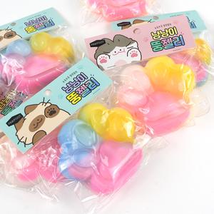 냥냥이 뚱젤리 말랑이 고양이발바닥 주물럭 촉감놀이