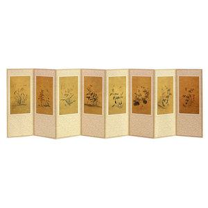 [박씨상방] [장식용] 미니장식용 초충도 8폭병풍