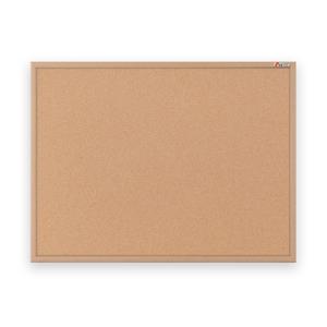 [보드뱅크]콜크 게시판 120x80 무늬목프레임(미송특대)