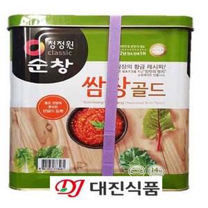 청정원 순창 골드 쌈장14kg,순창쌈장,대용량쌈장