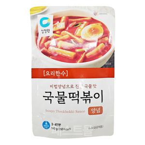청정원 요리한수 국물떡볶이양념 140g