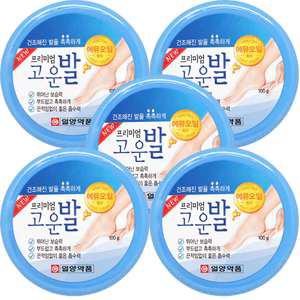 일양약품 프리미엄 고운발크림 100gX5개/풋 고운발 크림 케어 뒤꿈치 관리