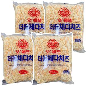 오뚜기 오쉐프 더블체다치즈 2.5kg x 4봉지