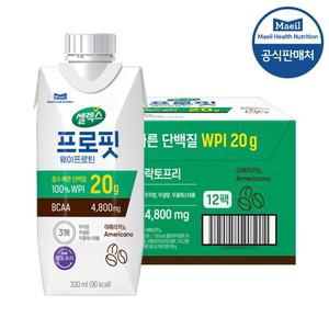 [매일헬스뉴트리션]  프로핏 WPI 프로틴 드링크 아메리카노 330ML 12팩