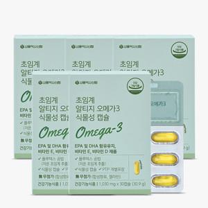 서울약사신협 초임계 알티지 오메가3 식물성 캡슐 30캡슐 5세트