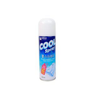 [기타]리빙굿 쿨스프레이(220ml) 옷에뿌리는 쿨스프레이 뿌리는에어컨 아이스쿨 급속냉각
