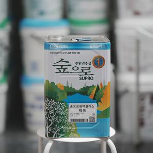 KCC 숲으로 광택플러스 유광 백색 18L 친환경 광택도료