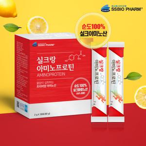 식물성 단백질 실크 아미노산 프리미엄 100% 단백질 고단백질 부스터 레몬맛 분말 가루 스틱 제로 30포
