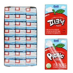 피크닉 사과맛 200ml x 24개입 1박스 어린이 주스 무