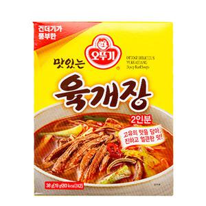 오뚜기 맛있는 즉석 육개장 19g x2입