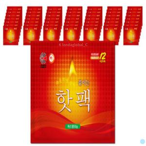 해피데이 핫팩 붙이는 파스형 보온 찜질 50g 50개