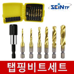 탭핑 비트 세트 7p 드릴 탭기리 스파이럴탭 나사탭 나사산
