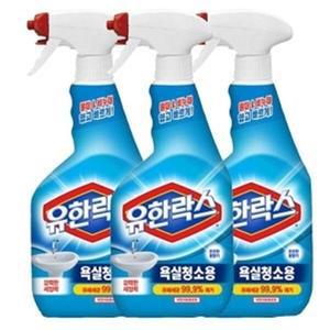 유한크로락스 유한락스 욕실청소용 900ml 3개