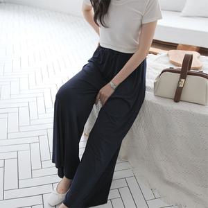 [하젤]아이스 쿨링 와이드 밴딩 팬츠_M2269