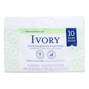 아이보리 IVORY 알로에 비누 미국산 순한 저자극 세수비누 90g 10개