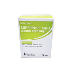 밴드골드 슈퍼포아 아쿠아 Superpore 9cmx9cm 50EA