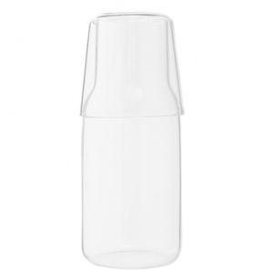 코코조아 뚜껑컵 투명유리 물병 세트 550ML 뚜껑물병 유리음료병