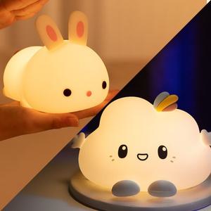 버니무드등 클라우드무드등 실리콘무드등 무선무드등/수면등/취침등/LED무드등/수유등/거실무드등/캐릭터무