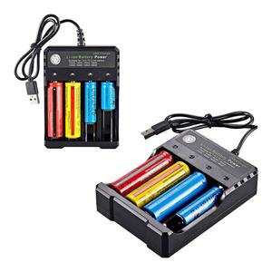 USB 4구 멀티 리튬이온 건전지 충전기 KC인증 차량 충전/건전지충전/18650/AA충전기/AAA충전기/충전지