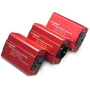 차량용 전원 인버터, DC 12V-AC 110V 220V 듀얼 USB 어댑터 자동 충전기 수정 사인파, EU 소켓, 300W