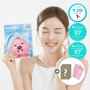 리플라이미X잔망루피 히알루론산 페이셜핏 보습 마스크팩 5매+(증 정)마스크팩2매(랜덤)+잔망루피 스티커(동봉)