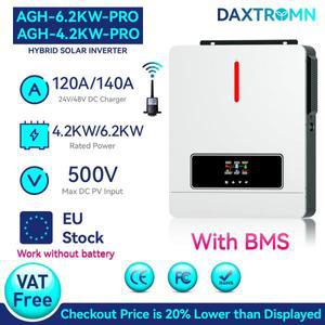 Daxtromn 하이브리드 태양광 인버터, MPPT 태양광 충전기, 순수 사인파 하이브리드 인버터, 48V, 220V, 500