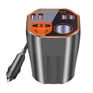 ABS 소재 자동차 전력 변환기 충전기, 12V, DC220V 에서 가정용 전자 기기, 스마트폰으로 충전 가능