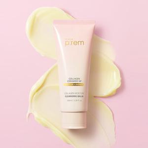 [메이크프렘]저속노화 클렌저! 콜라겐 모이스처 클렌징 밤 100ml+(증정)톤업선10ml×2개