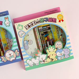 성풍문구 포켓몬스터 포켓피스 문구세트
