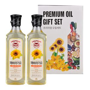 해표 해바라기유500ml 2종 명절 식용유선물세트