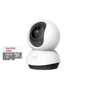 [기타]메모리256G 티피링크 Tapo C220(TC72) 400만화소 360도회전 실내무선카메라 홈CCTV 야간흑백전환