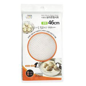 실리콘 찜 시트 만두 찐빵 보자기 깔개 거즈 원형46c