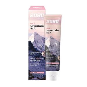 2080 히말라야 퓨어 마운틴 핑크 솔트 치약 120g 충치 잇몸 구취 예방
