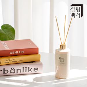 살림백서 대용량 디퓨저 500ml X 2개 비자림숲향 실내 방향제 선물세트 인테리어 퍼퓸 