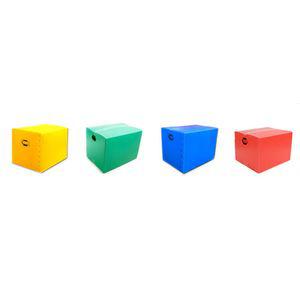 (색상 노랑) 이사박스5호 플라스틱 단프라/이삿짐/수납/사각/상자/운반/정리/BOX/짐정리/이사용/이사짐/포