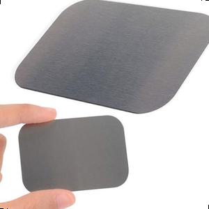 자석 부착용 사각 철판 65x45mm 얇은 스티커 테이프