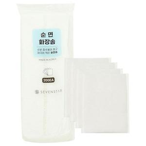 [BZG95KL3_51JH]순면화장솜 200매 1P 저자극 스킨케어 패드