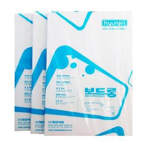 현진 원단보드 원단우드락 폼보드 3T 600mmx900mm 10개입 세트 제도 디자인