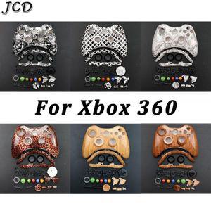JCD 풀 세트 셸 하우징 커버 케이스 (버튼 포함) Xbox 360 용 액세서리 키트 Xbox360 와이어 컨트롤러 교체