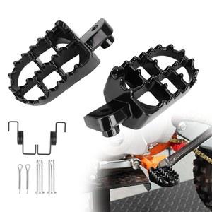 더트바이크 50 70 90 110 125cc 타오토 PW50 PW80 TW200 XR50R CRF50 CRF70 CRF80 CRF100F 블랙용 알루미늄 풋 페그 풋레스트 교체품