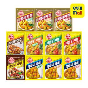 [오뚜기] 분말카레/짜장 100g 3+3 골라담기(백세/바몬드/하이라이스)