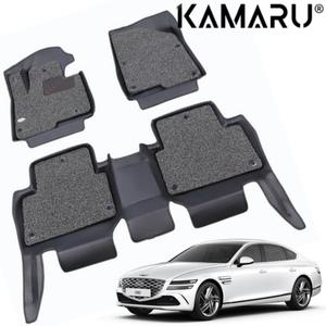 제네시스 G80 매트 카마루 6D 입체 코일매트 1+2열 페이스리프트