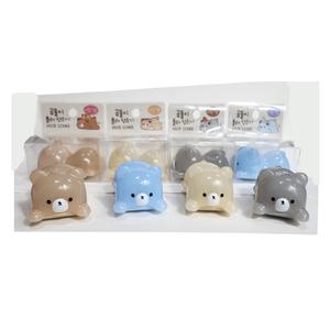 1500 곰돌이 롤러 청소기 1pc(랜덤발송) 1세트(4pcs) 지우개 청소기 지우개똥 학생용 책상 클리너 준비물
