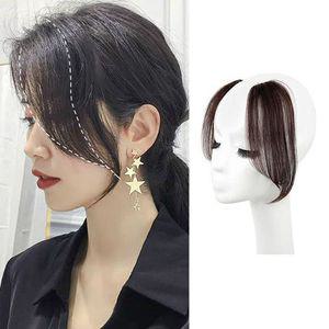자연스러운 여신머리 가발 똑딱이 앞머리 헤어피스