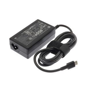 HP 65W USB C타입 PD 정품 노트북 분리형 어댑터 케이블 충전기 TPN-CA21