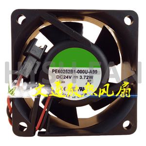 PE60252B1-000U-A99 6025 섀시 냉각 FAN DC24V 3.72W