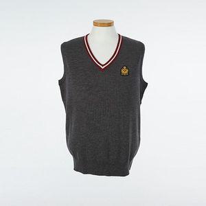 교복몰 와인라인 그레이 조끼 (동광초) 교복조끼 교복
