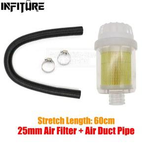 클립이있는 흡입 파이프가있는 25MM DOMETIC EBERSPACHER WEBASTO Type A