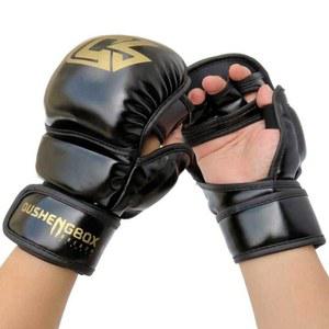 MMA 빵글러브 오픈핑거 복싱 화이트 글러브 훈련 무에타이 mma 오픈핑거글러브 스파링