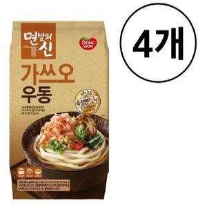 동원 면발의신 가쓰오우동 2인분385.6g x4개
